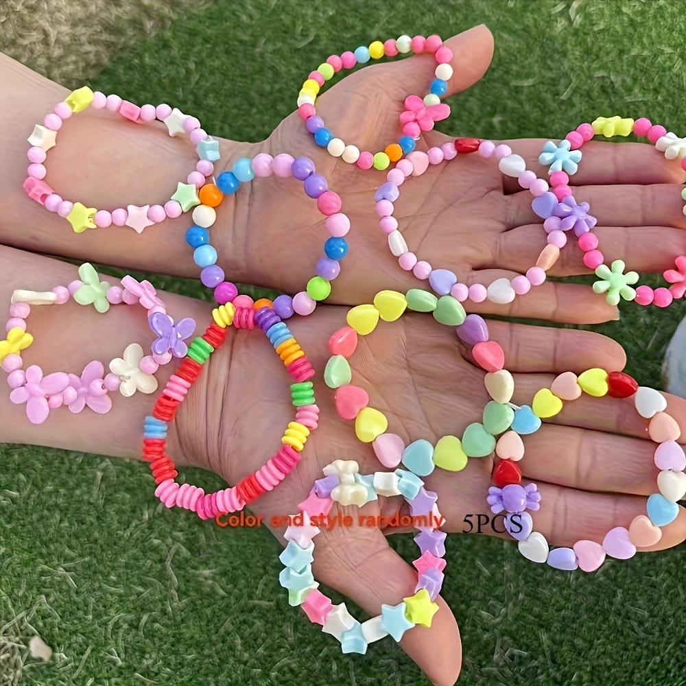 Mixed Color Shipping Bracelets, Fun Beaded Accessories